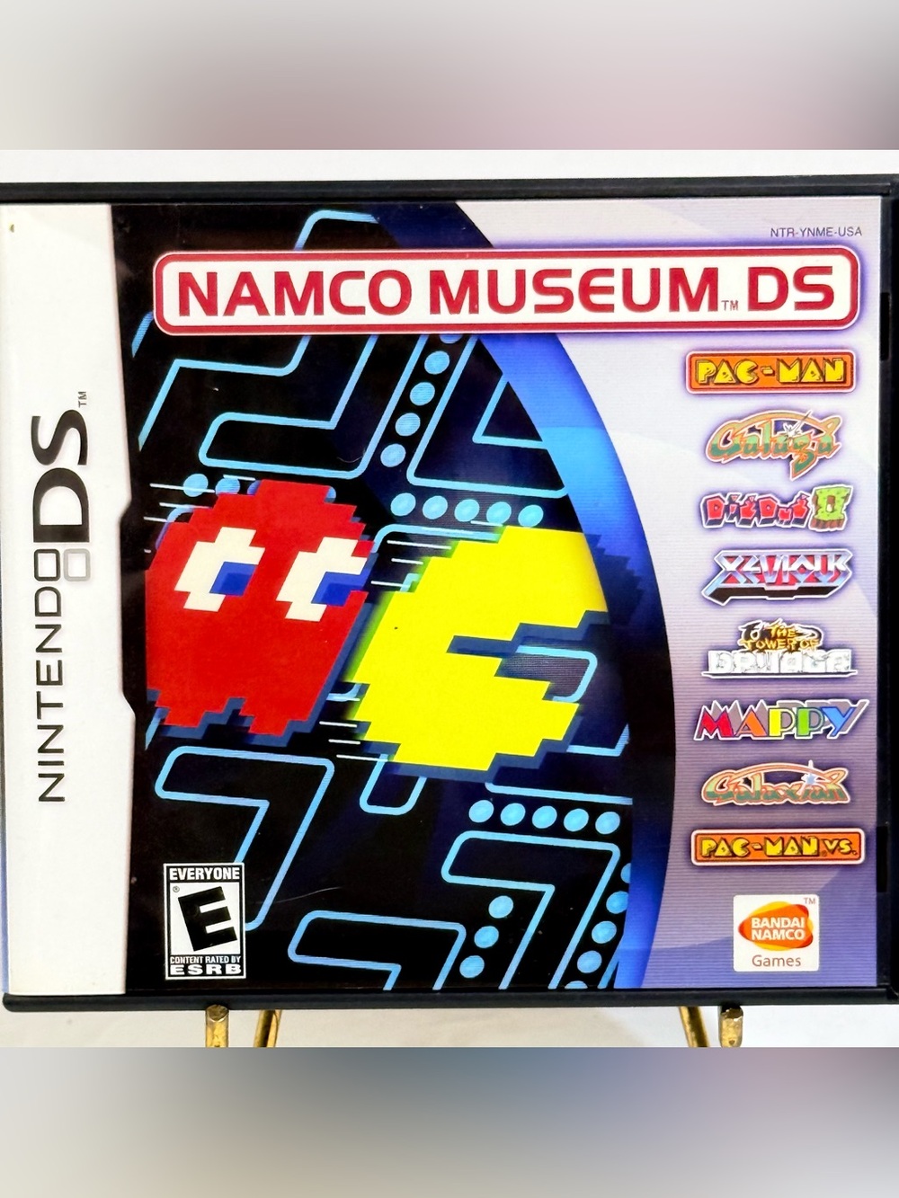 Nintendo DS Namco Museum DS 8 Classic Game Pac-man Galaxian Manual Tested Vtg